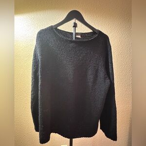 J. Crew Women's Charcoal Crew Neck Sweater